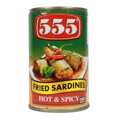 555 Fried Sardines Hot&amp;Spicy 555
