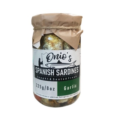 Onio&#039;s Spanish Sardines Garlic