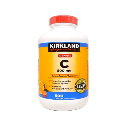Kirkland Vitamin-C 500mg [500 Tablets]