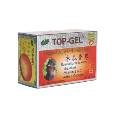 Top Gel Papaya Whitening Soap 145g