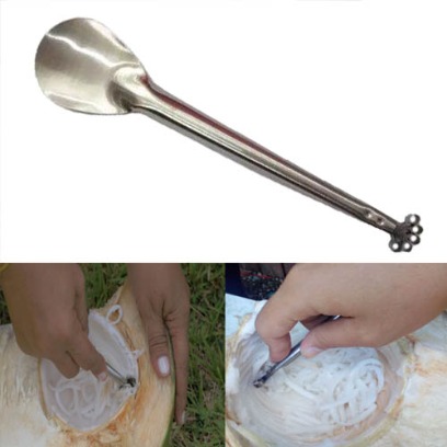Coconut Scraper with Spoon