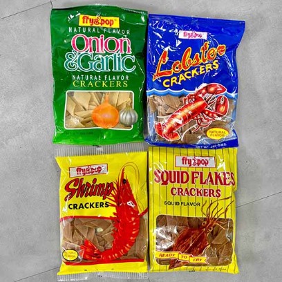 Labster, Squid, Shrimp, Onion&amp;Garlic Crackers 200g