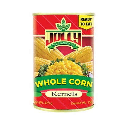 Jolly whole corn kernels can 425g